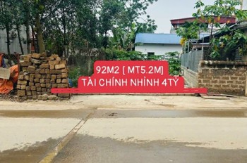 Nhỉnh 4Tỷ Có Ngay 92M2 Bám Đường Nhựa Liên Xã Kinh Doanh Xã Hạ Bằng