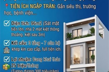 Toà Căn Hộ Thu Nhập 300Tr/năm - Đường Điên Biên Phủ - Giá Bán Chỉ 7 Tỷ Xxx - Kiệt Ô Tô 6M - Thanh