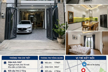 Hàng Hiếm Tân Thới Nhất – Nhà 2 Tầng – Ngang 6M