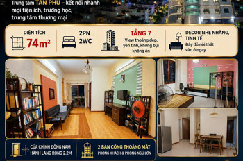 Mặt Tiền Huỳnh Thiện Lộc – Lũy Bán Bích Đắc Địa, Căn Hộ Lầu 7 Chung Cư Khang Phú - Quận Tân Phú,