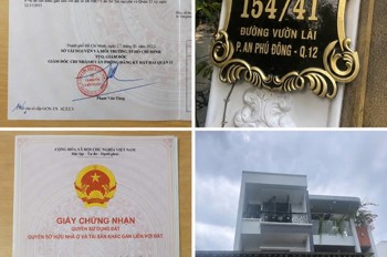 Nhà Đẹp – Giá Tốt – Chính Chủ Cần Bán Căn Nhà Tại Đường Vườn Lài, Phường An Phú Đông, Q.12, Tp. Hcm