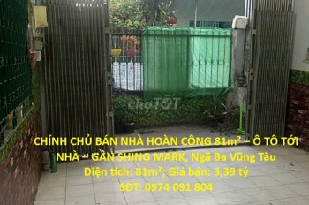 Chính Chủ Bán Nhà Hoàn Công 81M² – Ô Tô Tới Nhà – Gần Shing Mark, Ngã Ba Vũng Tàu