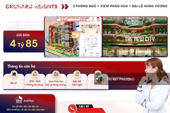 Orchard Heights - Chỉ 1 Tỷ 500 Triệu, Công Chứng, Sang Tên Ngay Căn 2Pn + Mt Đại Lộ Hùng Vương