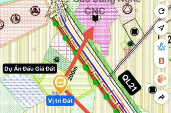 Bán Đất Xã Cổ Đông, Gần Khu Công Nghệ Cao Hòa Lạc, Đhqg,100M2 Full Thổ Cư, Mt 5-8M, Ô Tô 7C Vào Đất