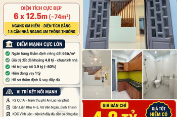 Chính Chủ Bán Gấp Nhà 78M2 Liên Khu 4-5 Bình Tân, Giá 4.8 Tỷ, Sổ Hồng Riêng, Hiếm Có Khó Tìm, Gọi