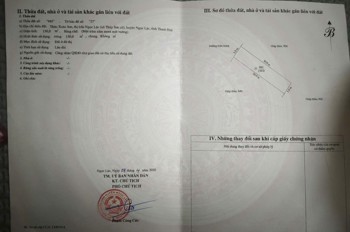 Đất Đẹp - Giá Tốt – Chính Chủ Cần Bán Đất Ngõ 444 Đường Phố 1, Xã Quang Trung, Ngọc Lặc, Thanh Hóa