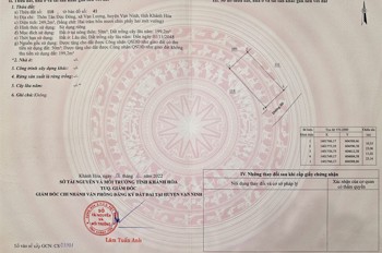 Đất Đẹp - Giá Tốt Chính Chủ Bán Lô Góc Mặt Biển 370M2 Xã Vạn Lương, Vạn Ninh Khánh Hoà