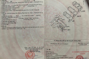 Chính Chủ Cần Bán Nhà Tại Quận 1 - Tp Hồ Chí Minh