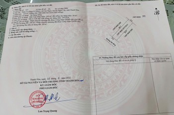 Hot Hot – Chính Chủ Cần Bán Lô Đất -Giáp Thị Trấn Ngọc Lặc Tại Xã Cao Ngọc, Ngọc Lặc, Thanh Hóa