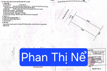 Bán Đất Mặt Tiền Phan Thị Nể - Thông Biển - Giá Đầu Tư