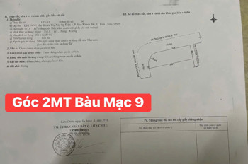 Bán Đất Góc 2Mt Đường Bàu Mạc 9 & 12 Thông Nguyễn Chánh