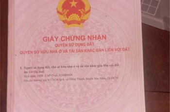 Nhà Đẹp – Giá Tốt- Chính Chủ Cần Bán Nhà Tại Xã Đông Thạnh, Huyện Hóc Môn, Tp Hồ Chí Minh