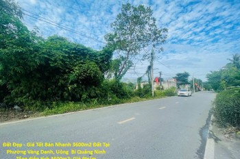 Đất Đẹp - Giá Tốt Bán Nhanh 3600M2 Đất Tại Phường Vàng Danh, Uông Bí Quảng Ninh