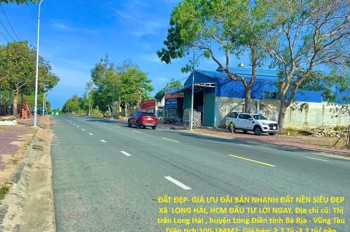 Đất Đẹp- Giá Ưu Đãi Bán Nhanh Đất Nền Siêu Đẹp Xã Long Hải, Hcm Đầu Tư Lời Ngay