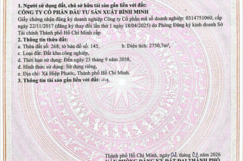 Bán Nhà Xưởng,Đã Có Sổ Đỏ, Đường 19A Kcn Hiệp Phước Giai Đoạn 2 Nhà Bè Tphcm, 0913601269
