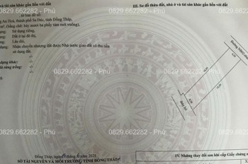 Bán Đất Thổ Cư 74M2 Kdc Hai Lúa Sa Đéc, An Hòa, Sổ Hồng, Hướng Đb. Giá 1.8 Tỷ. Lh: 0829662282