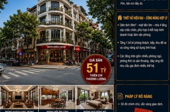 Bán Nhà Phân Lô Vip Trần Quang Diệu - Đống Đa - Ô Tô Tránh - Vỉa Hè - Kinh Doanh - 99M² - Mt 10M 