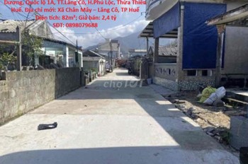 Hot Hot –Cần Bán Đất Biển Lăng Cô -Tdp Đông Dương, Quốc Lộ 1A, Tt.lăng Cô, H.phú Lộc, Thừa Thiên Huế