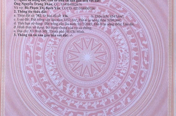 Siêu Phẩm Đất Khu Dân Cư – Trung An, Củ Chi – Quy Mô Khủng Hiếm Có