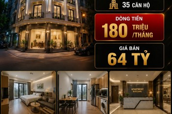 Bán Tòa Apartment Trần Duy Hưng - Cầu Giấy - Dt 180 Triệu/tháng - - 160M² - 7 Tầng - Mt 6M - 64 Tỷ