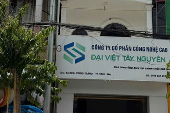 Cho Thuê Nhà 3 Tầng Mặt Tiền Đường Đinh Công Tráng – Phường Lê Mao, Tp. Vinh, Nghệ An