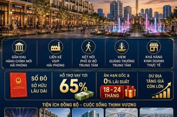 Vlasta Thủy Nguyên – Dự Án Hiếm Hoi Hội Tụ Vị Trí Vàng, Giá Tốt Và Tiện Ích 5 Saonhà Phố Vlasta –