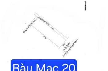 Bán Đất Bàu Mạc 20 – Kẹp Lối Thoát Hiểm 1M - Đối Diện Công Viên