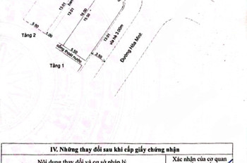 Hàng Hiếm - Góc 2Mt Sát Biển - Nhà 2 Tầng Đường Hòa Minh