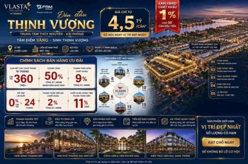 Liền Kề Trung Tâm Vlasta Thủy Nguyên Chỉ 4,5 Tỷ – Sổ Đỏ Lâu Dài, Vị Trí Đẹp Nhất Phân Khu Phú Quý!