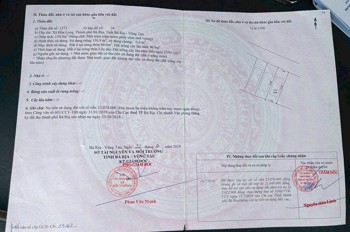Đất Đẹp - Đầu Tư Sinh Lời - Chính Chủ Cần Bán Lô Đất Tại Xã Hòa Long, Thành Phố Bà Rịa, Brvt
