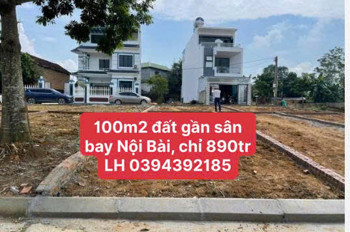 Nhượng Lại 100M2 Đất Gần Sân Bay Nội Bài Xây Nhà Ở Được Luôn Chỉ 890Tr