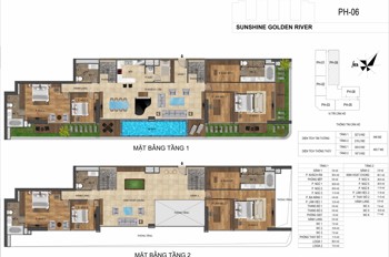 Bán Ph 6Pn Sunshine Golden River – 494M2 Ban Công 81,9M² View Hồ Tây & Công Viên Ciputra