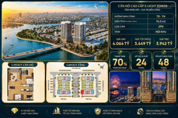 Cần Vốn Chuyển Nhượng Căn Góc 2Pn S-Light Tower – Phường Hòa Xuân, Đà Nẵng – View Sông, Downtown Và