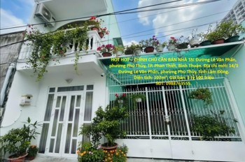 Hot Hot – Chính Chủ Cần Bán Nhà Tại Đường Lê Văn Phấn, Phường Phú Thủy, Tp. Phan Thiết, Bình Thuận