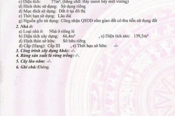 Nhà 2 Tầng Kiệt Nhựa 7M Ô Tô Tránh K97 Nguyễn Lương Bằng