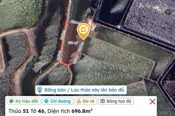 Chính Chủ Cần Bán Đất Ruộng Muối Đường 44A, Thị Trấn Long Điền, Huyện Long Điền, Bà Rịa Vũng Tàu