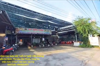 Hot - Chính Chủ Bán Đất Thổ Cư Mặt Tiền Đường Nguyễn An Ninh, Thị Trấn Cần Giuộc, Long An