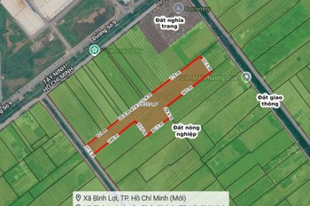 [D2731*] 2Ha Đất Bình Lợi Sát Kcn Hải Sơn Giá Chỉ 2Tr/m2 - 4X Tỷ