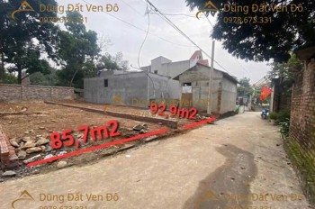 2 Lô 85,7M Và 92,9M Đông Sơn-Chương Mỹ-Hà Nội