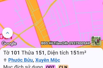 Đầu Tư Sinh Lời - Chính Chủ Cần Bán Lô Đất 2 Mặt Tiền Nở Hậu Phong Thủy – Xã Hồ Tràm, Tp Hồ Chí Minh