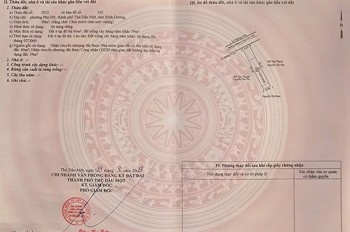 Đầu Tư Sinh Lời - Chính Chủ Bán Đất Mặt Tiền Phường Phú Mỹ, Thành Phố Thủ Dầu Một, Bình Dương