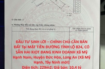 Đầu Tư Sinh Lời – Chính Chủ Cần Bán Đất Tại Xã Mỹ Hạnh Nam, Huyện Đức Hòa, Long An