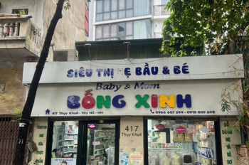 Chính Chủ Cho Thuê Mặt Bằng Kinh Doanh – 417 Phố Thụy Khuê, Tây Hồ, Hà Nội