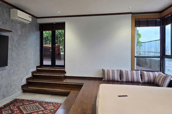 Cho Thuê Căn Hộ Sân Vườn Góc View Song 368M²
