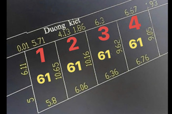 Bán Cụm Đất Kiệt 4 Lô Liền Kề Sau Lưng Mặt Tiền 158 Tô Hiệu