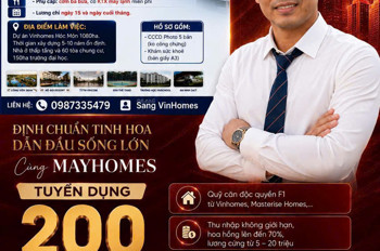 Vincons Cần Tuyển 1000 Thợ, Phụ Xây Dựng+ Mức Lương: Thợ 16-22Tr/( Tháng 26 Ngày). Phụ 14 Triệu