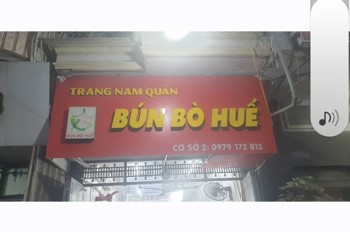 Sang Nhượng Quán Bún Bò Huế Tại Số 90 Ngõ 165 Chùa Bộc, Hà Nội