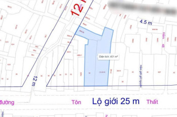 Bán Đất Siêu Khưng 459M2 Ngang 13M*26m - Mặt Tiền Kd Đ.tôn Thất Thuyết, Quận 4 - Cấp Phép Xd