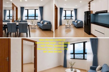 Chính Chủ Bán Căn Góc Chung Cư Thương Mại Ssh07 – Hà Quang 1, Nha Trang, Khánh Hòa