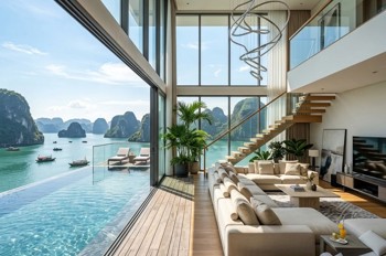 Tầm View Độc Bản: Trực Diện Vịnh Hạ Long Và Hồ Nhạc Nước – Không Gian Thưởng Lãm Pháo Hoa Và Cảnh